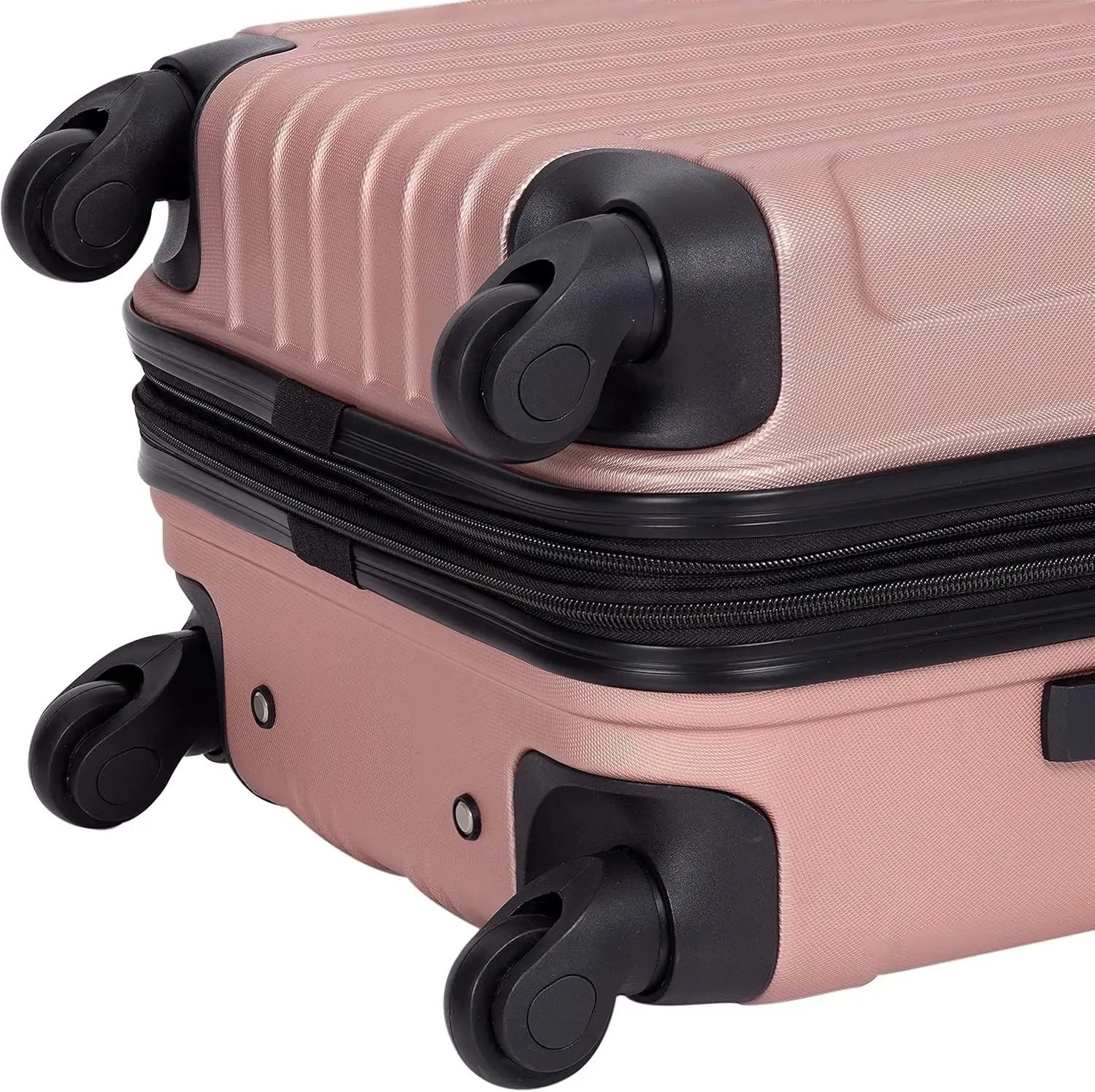 Travelers Club Midtown Hardside Luggage Travel, Rose Gold, 4-Piece Set - 91ezvgB9uTL._AC_SL1500_